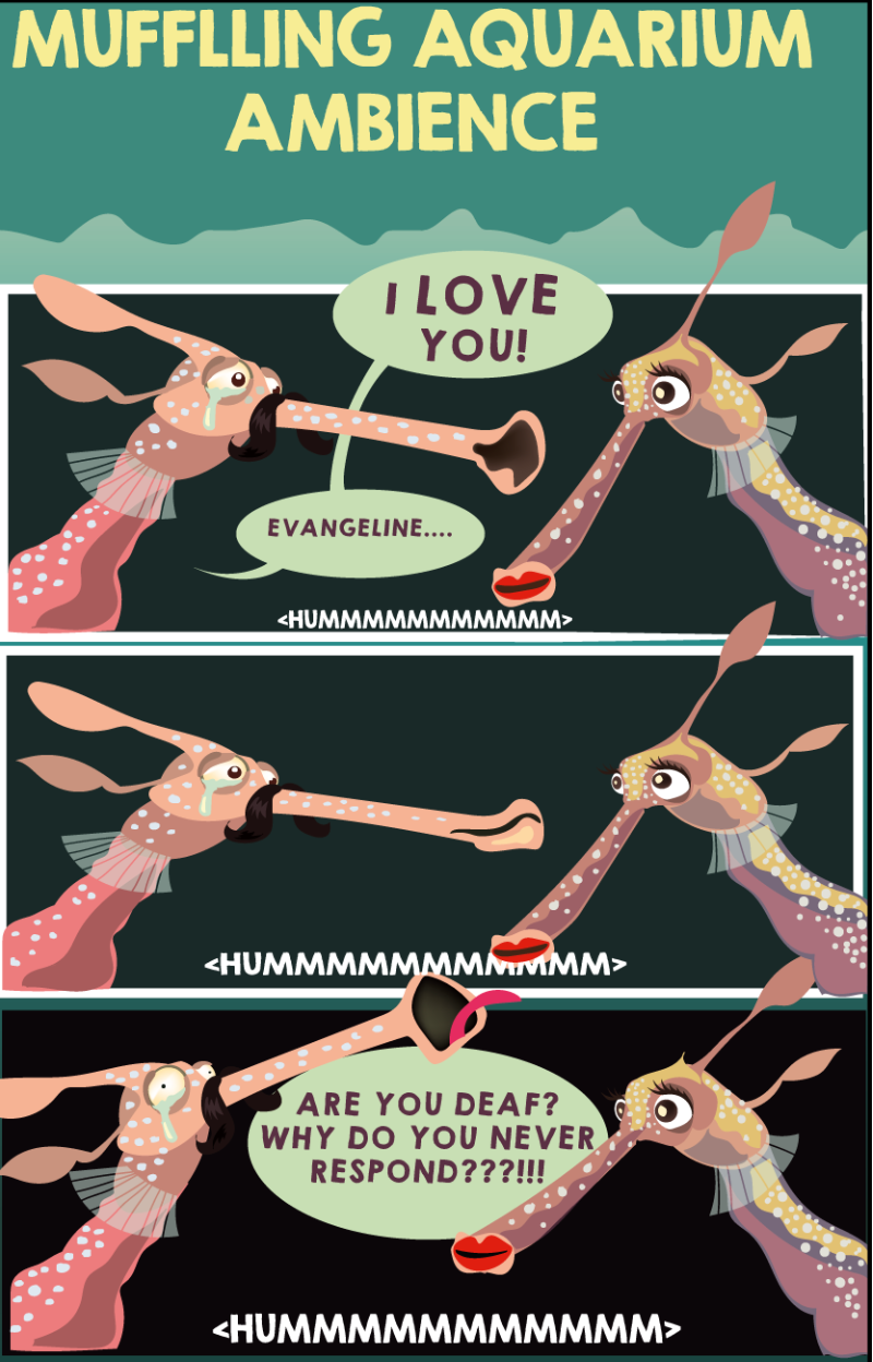 Excerpts from "Seadragons: Gimme Babies or Gimme Death!" (Squidtoons).