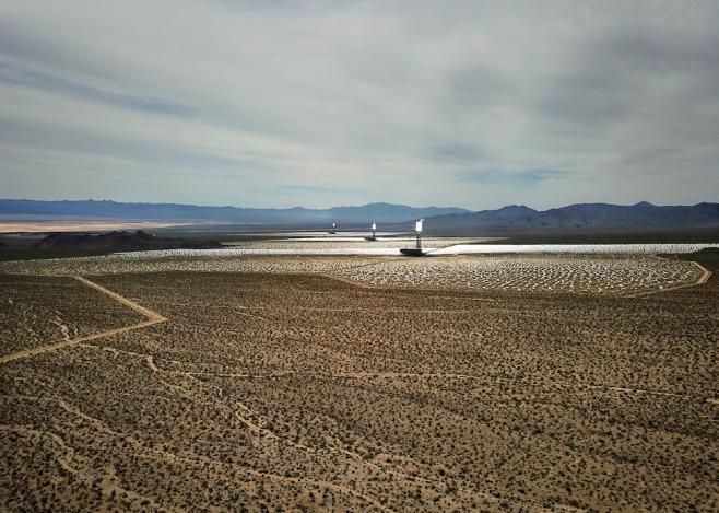 Ivanpah Solar Electric Generating System in the Mojave Desert. (Joe Proudman/UC Davis)