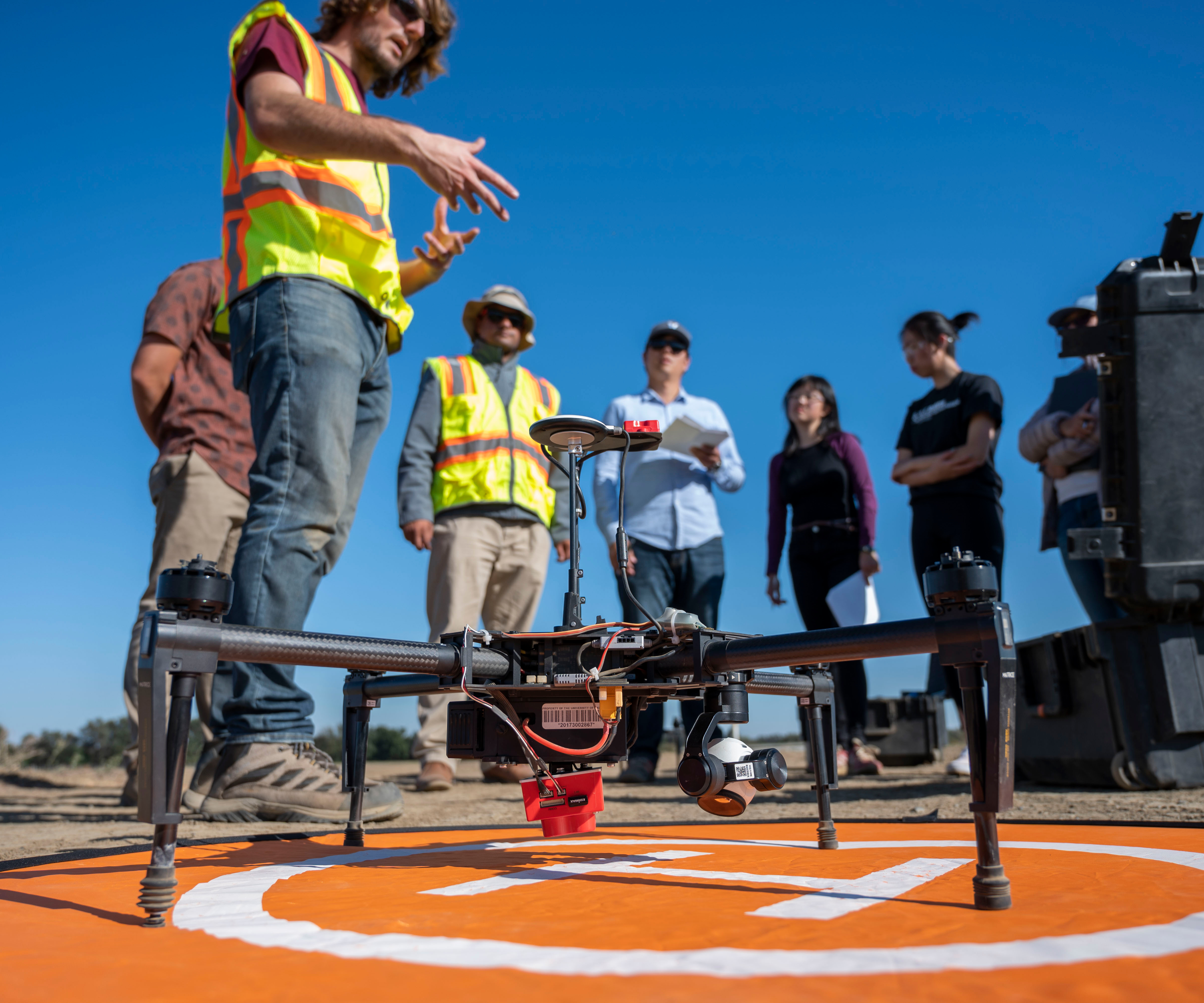 The college offered a new class—Introduction to Drone Flying. Students learn about the nuances of these unmanned aircraft systems and how to fly them safely.