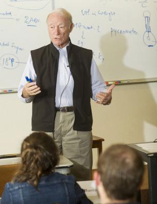 Lewis: “My business is to teach the bedrock ... what every brewer must know in spades.” (Karin Higgins/UC Davis)