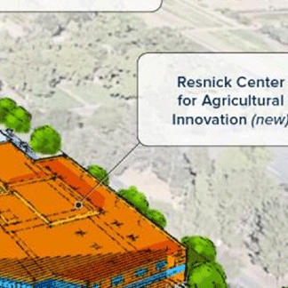 An illustration of the Resnick Center.