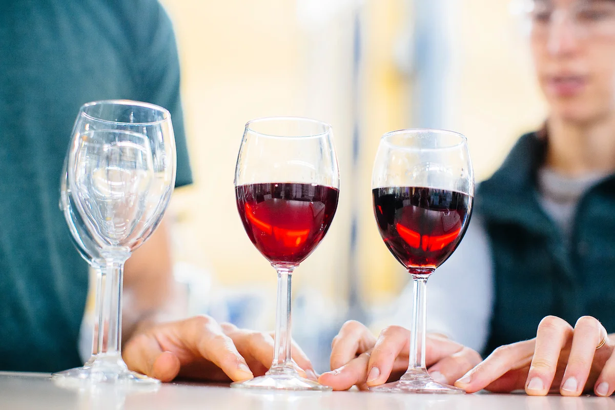 UC Davis researchers think the flavanol quercetin, when combined with alcohol, may be the cause of “red wine headaches.” (UC Davis)