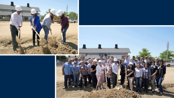 We got out the golden shovels to celebrate the groundbreaking of a new greenhouse. The $5.25 million project will safeguard an important grapevine collection from red blotch disease and other pathogens.