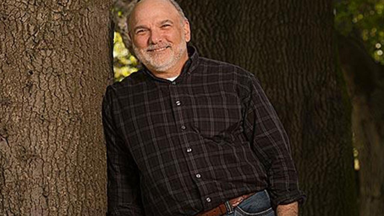 Dave Rizzo, an expert in plant diseases who helped identify the cause of sudden oak death, is the recipient of the 2017 UC Davis Prize for Undergraduate Teaching and Scholarly Achievement. (Gregory Urquiaga/UC Davis)