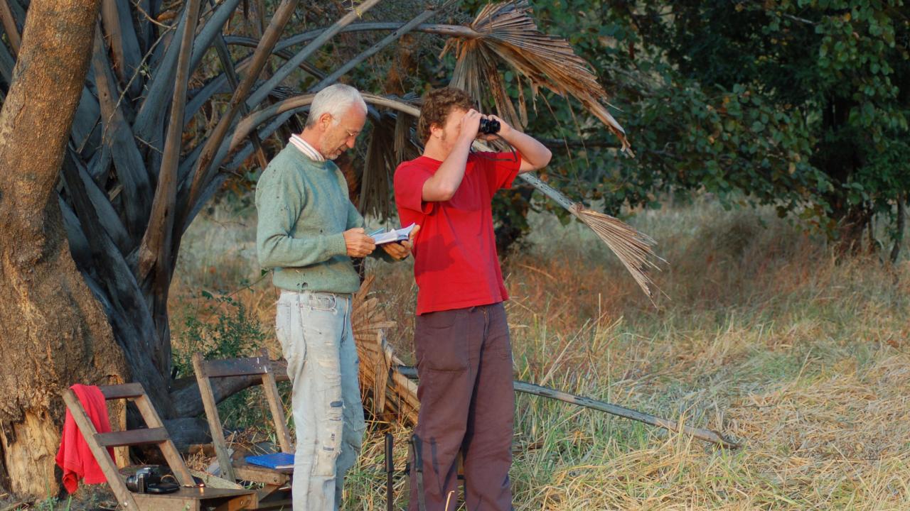 Tim Caro (left) is a biologist in the Department of Wildlife, Fish and Conservation Biology at UC Davis. His research takes place principally in Africa.