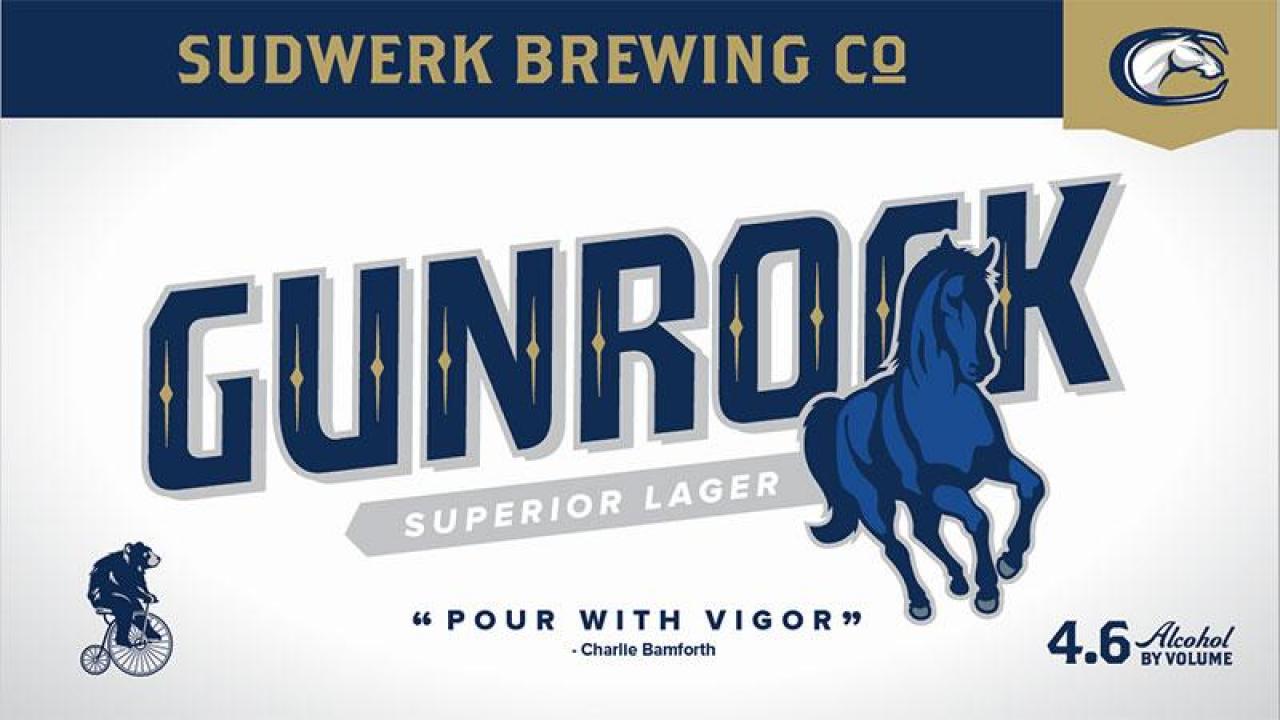 UC Davis and Sudwerk Brewing Co. announce new Gunrock Lager. (Cameron Hughes / UC Davis)
