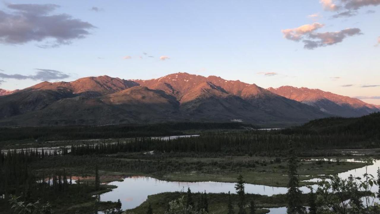 The Brooks Range stretches across northern Alaska. Boreal forests in North America are among the largest areas experiencing a relatively low human impact. (Jason Riggio/UC Davis)