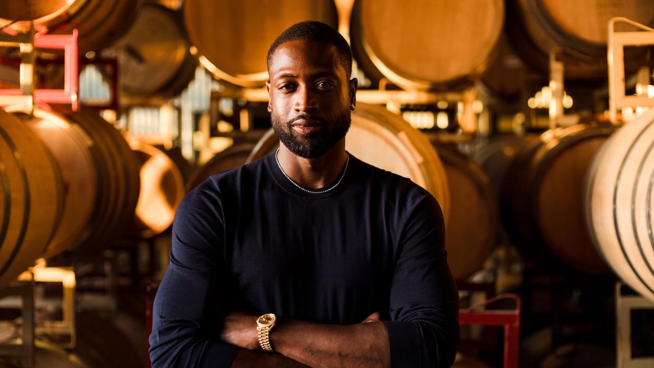 NBA champion Dwyane Wade now sits on the UC Davis Department of Viticulture and Enology Executive Leadership Board, deepening his devotion to make the wine industry more inclusive. (Courtesy Metelus Studios)