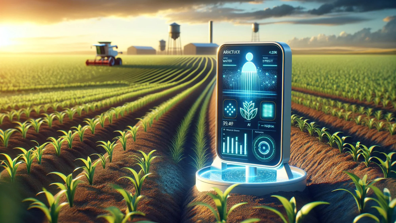 In the fields, artificial intelligence creates the opportunity to increase yields and quality while saving resources. (Courtesy of AI Institute for Next Generation Food Systems)