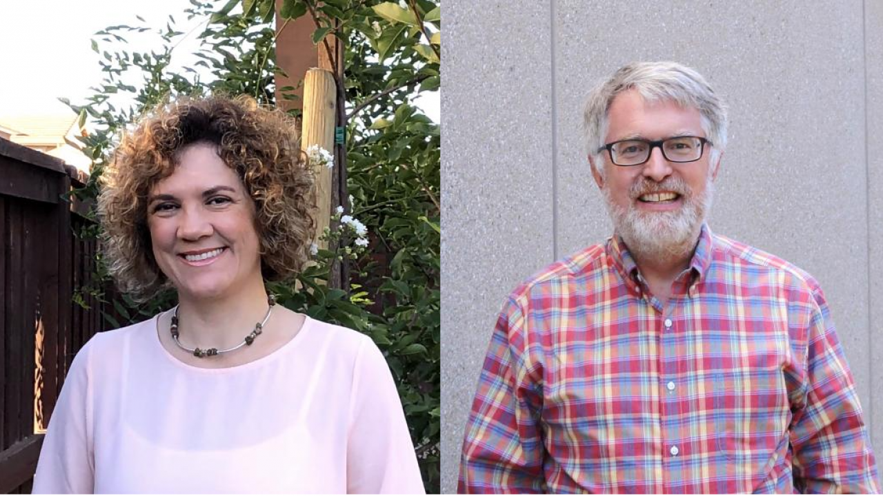 Associate Professor Maeli Melotto, left, and Professor Charlie Brummer have received NIFA grants for projects that advance leadership and diversity in graduate and postgraduate programs.