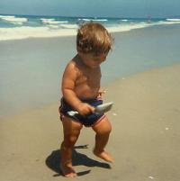 Levi Lewis as a toddler growing up in San Diego. (Courtesy Levi Lewis)