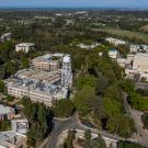 An aerial shot of the UC Davis campus.