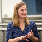 Animal Science Professor Kristina Horback (Gregory Urquiaga/UC Davis)