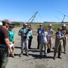 Wildlife, Fish and Conservation Biology students learn to use radio telemetry to track nesting birds in Suisun Marsh.
