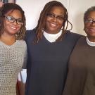 From left, Akilah Shahid stands with her mother, Dr. Terri Jett, and grandmother Beatrice Jett. All are participants in the Public Health Institute’s Child Health and Development Studies research program. (Courtesy Akilah Shahid)