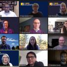 2020 New faculty and cooperative extension specialists meet via zoom.
