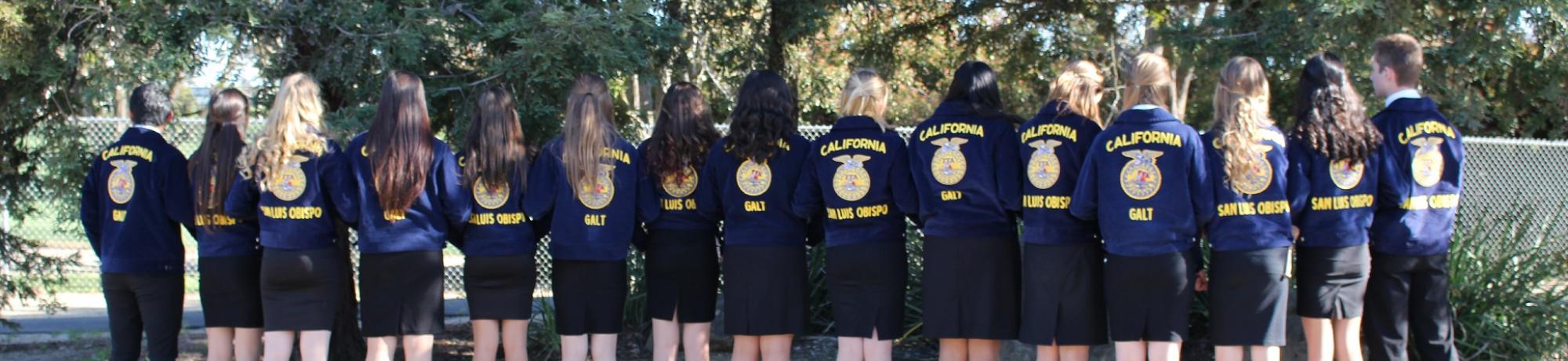 FFA Students in Competition Uniform