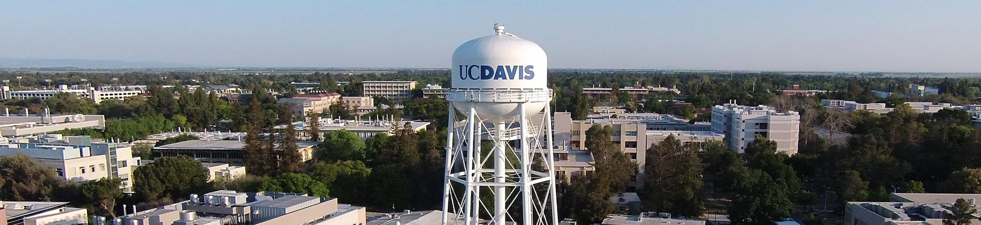 The UC Davis water tower